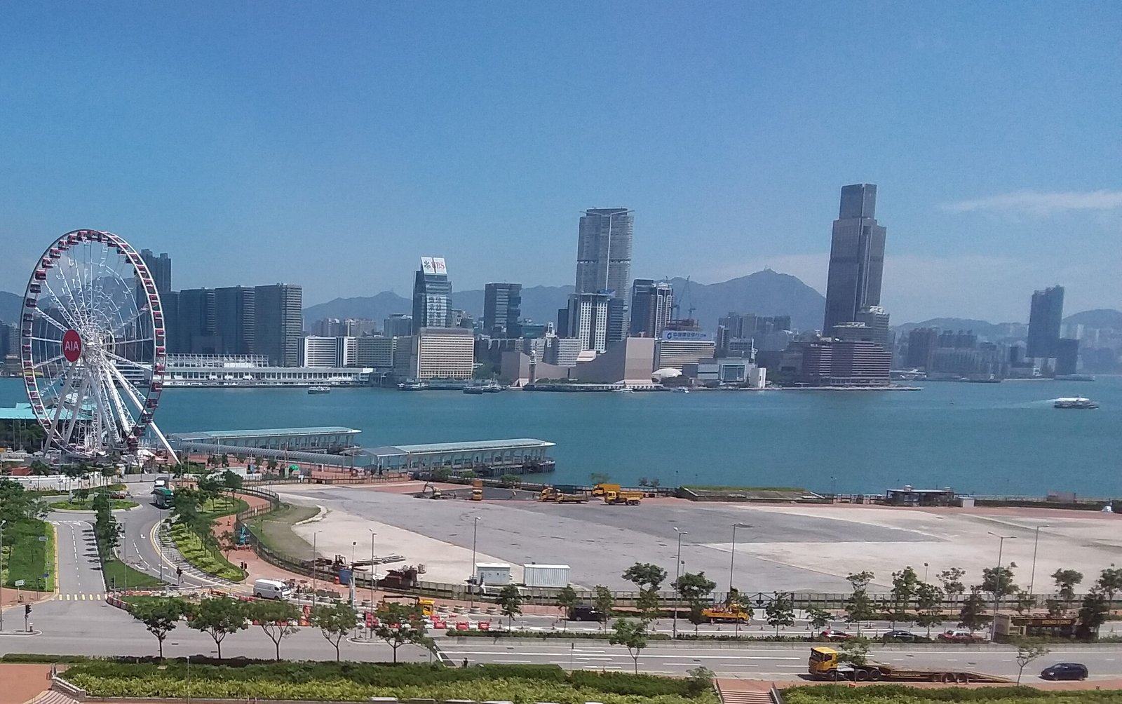 Central Harbourfront Event Space on the Hong Kong waterfront.