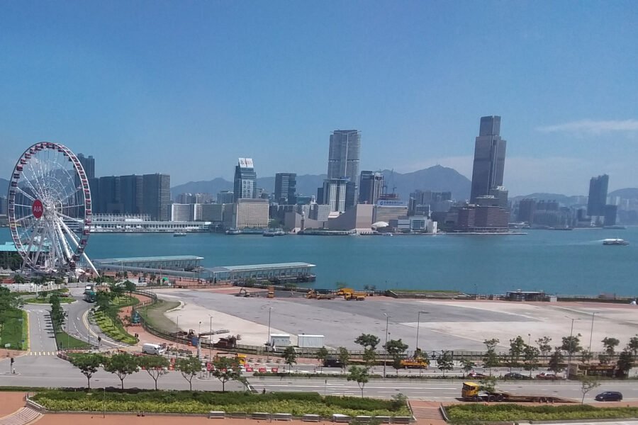 Central Harbourfront Event Space on the Hong Kong waterfront.