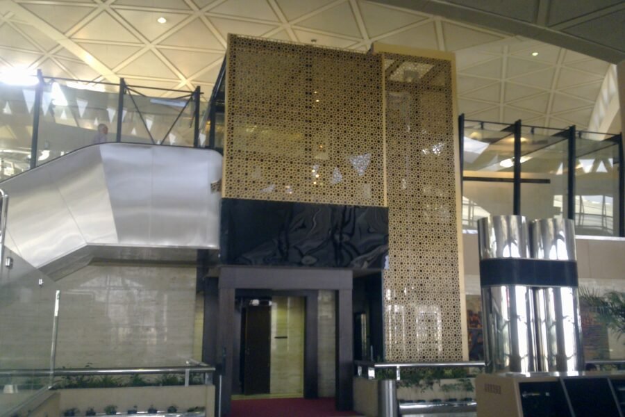 King Khalid International Airport in Riyadh.