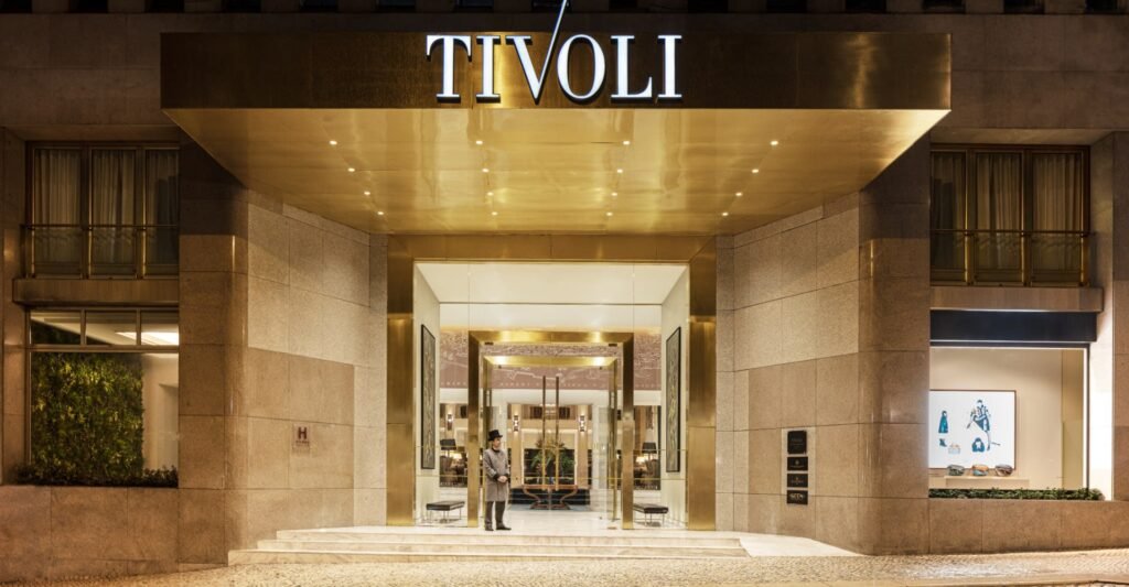 Main entrance of Tivoli Avenida Liberdade on Avenida da Liberdade