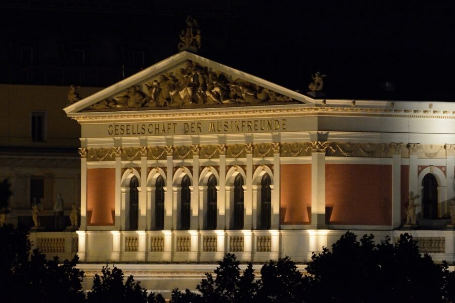 The Musikverein concert hall in Vienna.